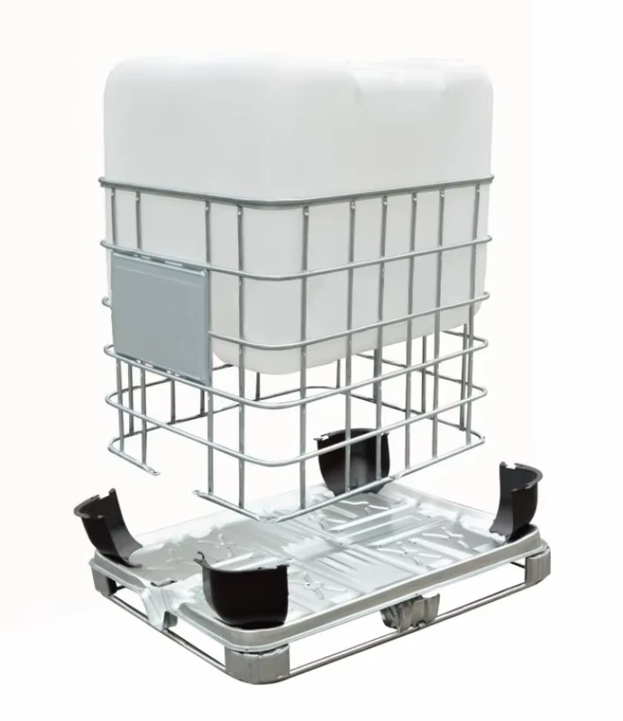 1000-Liter-IBC-Tote-Cage-with-Punching-Line-Plastic-Material-Key-Machines-for-Auxiliary-Packaging-on-Product-Processing-Line