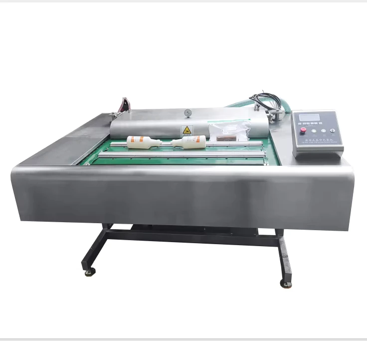 1100mm-Sealing-Width-Continuous-Rolling-Floor-Type-Vacuum-Packing-Machine-for-Coffee-Bean-Rice-Meat-Flour