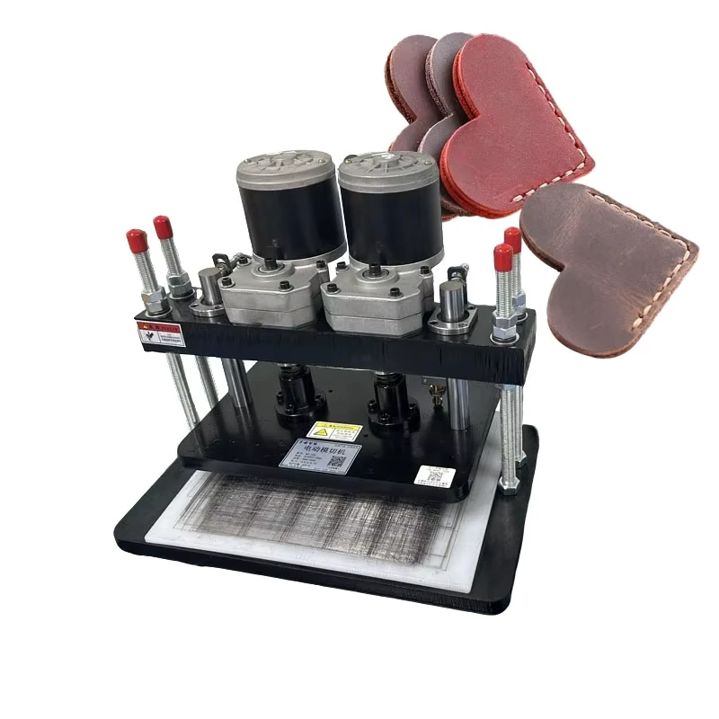 260-150mm-350-220mm-Single-and-Dual-Motor-Semi-Automatic-Flatbed-Die-Cutter-for-Leather-Cardboard