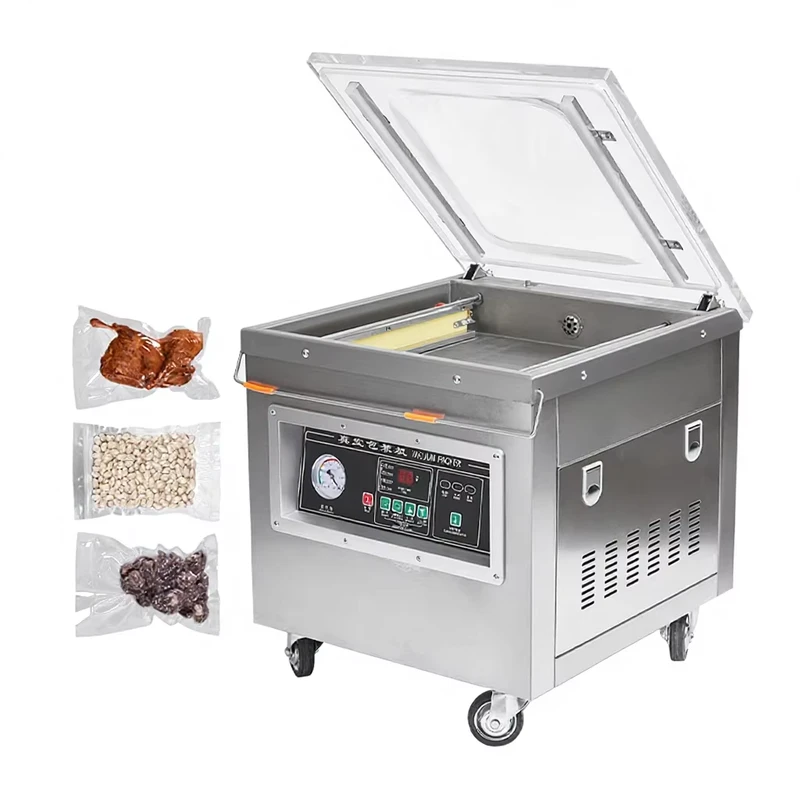 260-2C-Food-Vegetable-Rice-Fish-Single-Vacuum-Chamber-Sealer-Sealing-Machine-Commercial-Table-Top-Vacuum-Packing-Machine