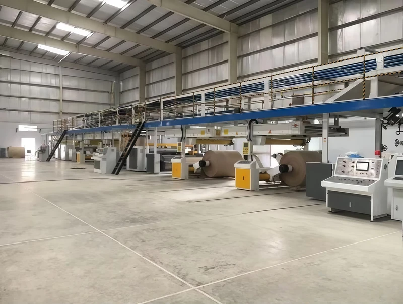 3-5-Ply-Corrugated-Paper-Box-Production-Line-Corrugated-Board-Plant-Machinery