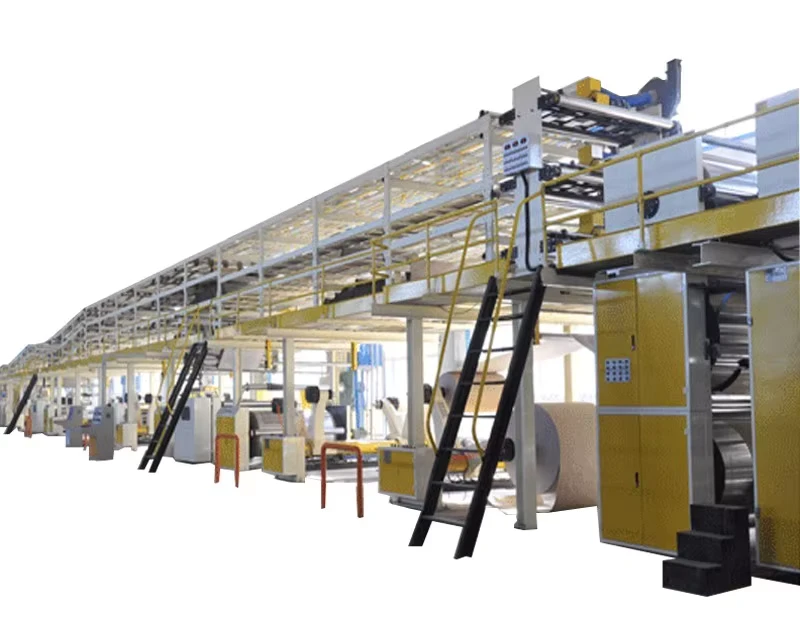 3-Ply-2-Ply-5-Ply-Corrugated-Carton-Packaging-Processing-Line-Width-1600mm-Corrugated-Making-Machines