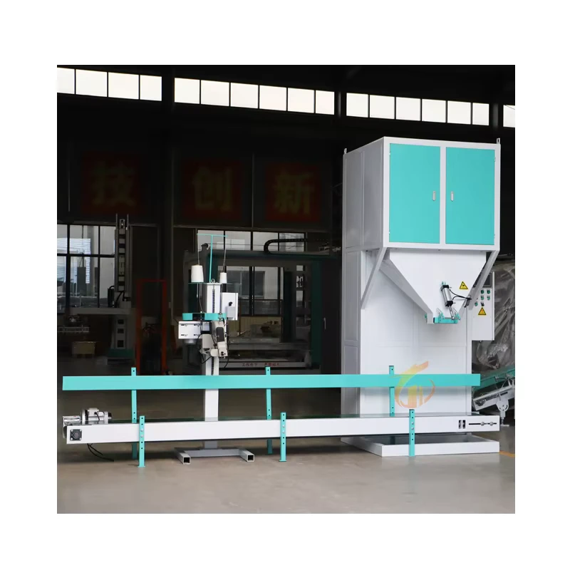 5-50kg-Semi-Automatic-Double-Belt-Scale-Wheat-Granule-Bagging-Packing-Machine-Plastic-Paper-Pouch-Film-Wrapping-for-Food