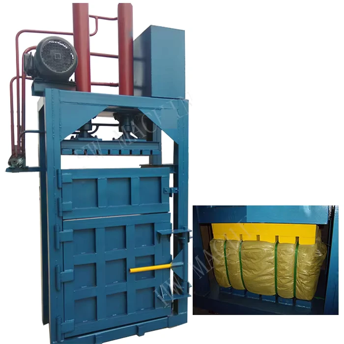 50kg-Used-Clothes-Cotton-Fiber-Baling-Machine-1
