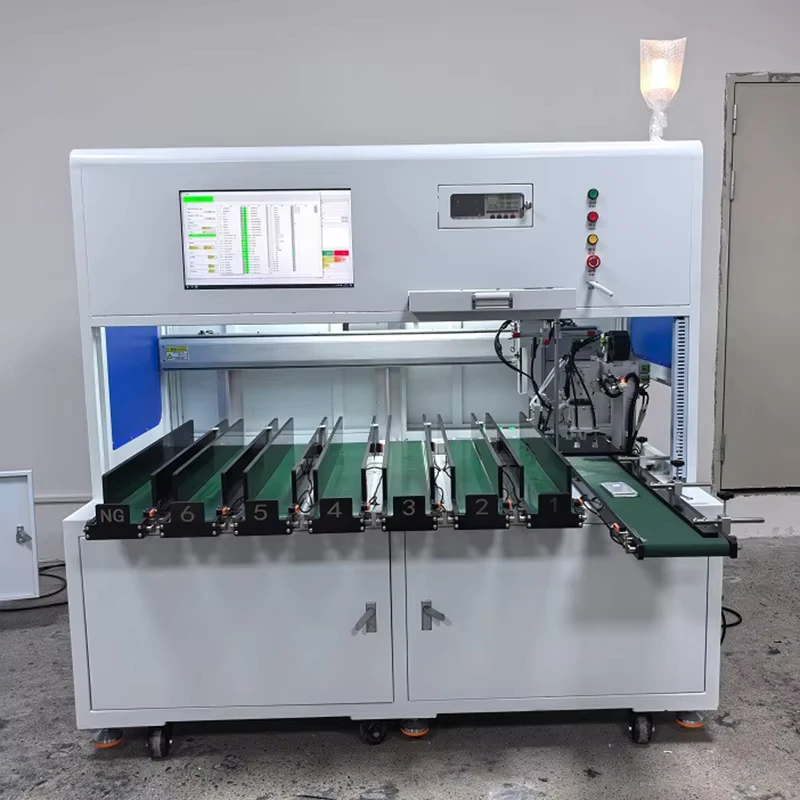 7-Channel-Pouch-Cell-Sorting-Machine-Automatic-Sorter-for-Post-production-Sorting-Process-of-Polymer-Lithium-Batteries