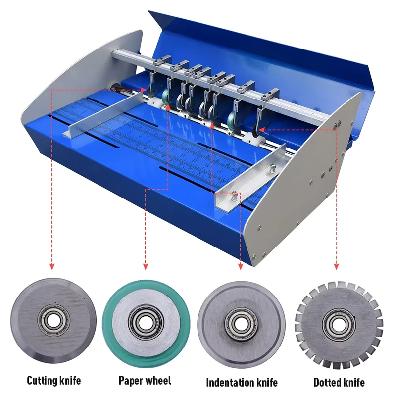 A4-Automatic-460mm-Paper-Creasing-Scoring-Machine-Used-Book-Processing-Binding-Die-Cutting-Machinery-Electricity-Folding