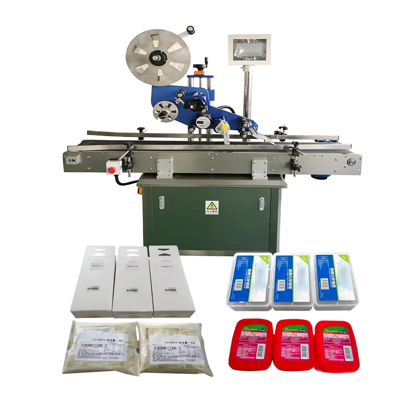 AUTOMATIC-LABEL-APPLICATOR-STICKER-LABELING-MACHINE-for-FLAT-BOX-CARTON-CASE