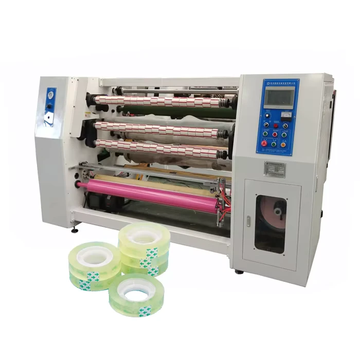 Adhesive-Cellotape-Bopp-Tape-Making-Machine-Jumbo-Roll-Packing-Tape-Slitting-Rewinding-Machine