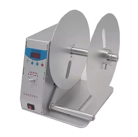 Adjustable-Speed-Electric-Motor-Automatic-Label-Rewinder-Barcode-Paper-Wash-Label-Roll-Rewinder