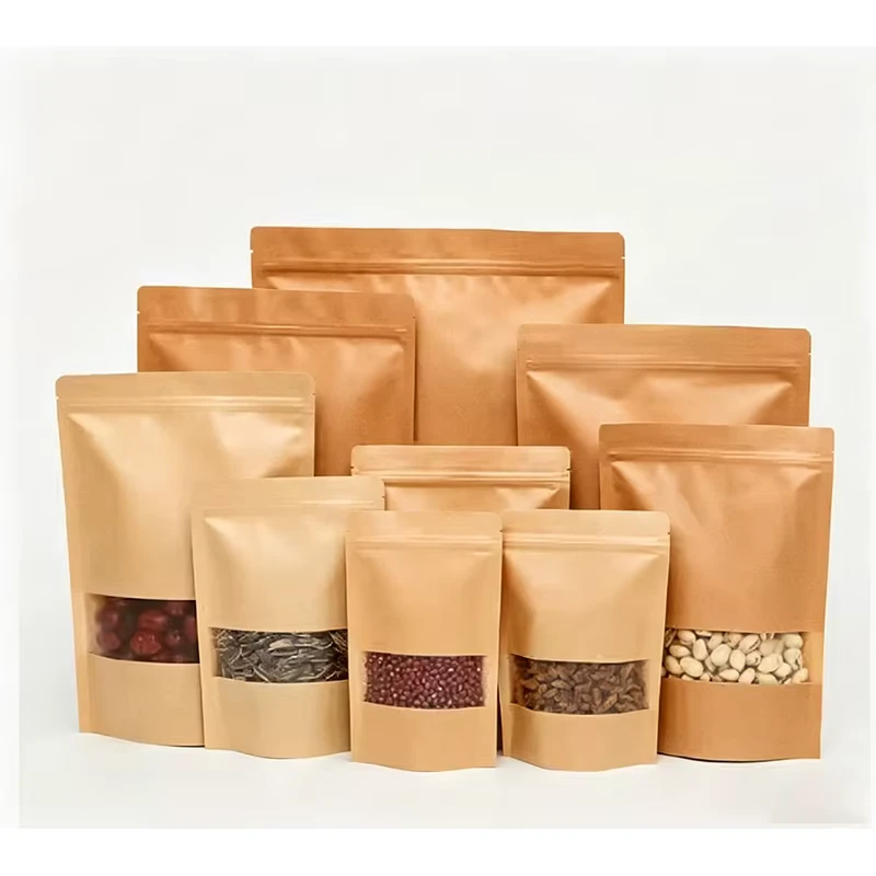 Air-Tight-Kraft-PLA-Paper-Bags-Nuts-Dry-Fruit-Food-Tea-Craft-Packaging-Stand-up-Pouch