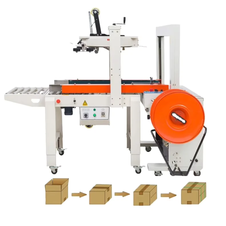 Auto-Carton-Box-Packing-Machine-Automatic-Carton-Sealing-and-Strapping-Machine
