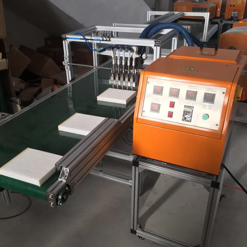 Automatic-10L-Hot-Melt-Gluing-Machine-for-Car-Air-Conditioner-Filter