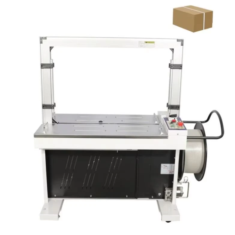 Automatic-Bundling-Carton-Quilt-Wooden-Bar-Iron-Pipe-Baler-Factory-Baler-Strapping-Mechanical-Packing-Machine