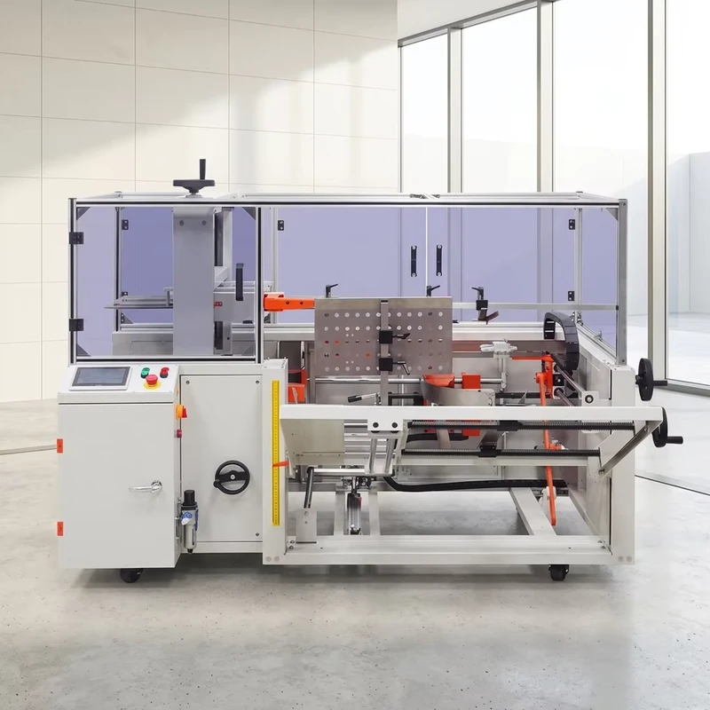 Automatic-Case-Packer-Case-Erector-Fold-Open-Carton-Box-Adhesive-Tape-Sealing-Packing-Machine