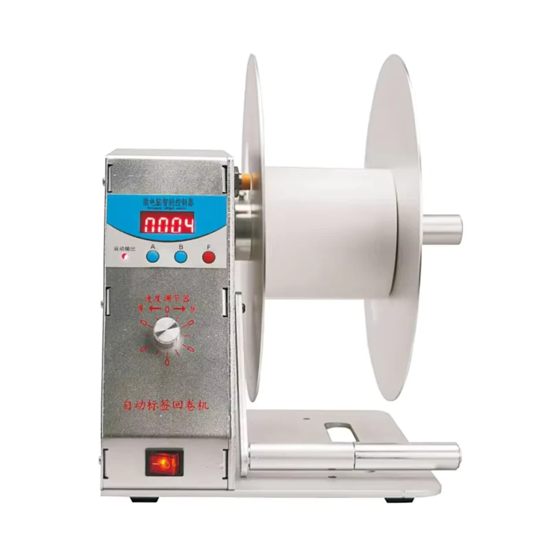 Automatic-Digital-Adhesive-Sticker-Label-Rewinder-Machine-for-Round-Bottles-Paper-Bags-and-Metal-Packaging