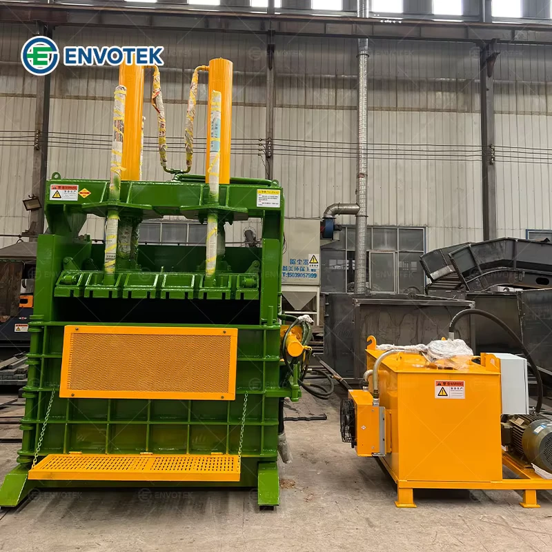 Automatic-Double-Cylinder-Vertical-Baler-for-Plastic-Scrap-Metal-Shavings-and-Aluminum-Cans-Baling-Machine-Press