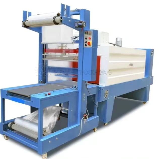 Automatic-Heat-Shrink-Plastic-Film-Wrapping-Machine-Shrink-Wrap-Machine-for-Books-Cable-Heat-Tunnel-Shrink-Packing-Machine