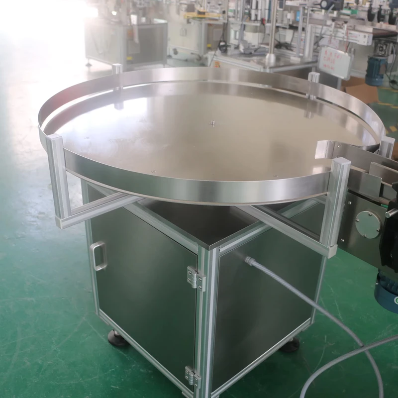 Automatic-High-Speed-Glass-Plastic-Bottle-Unscrambler-Table-Glass-Jar-Turntable-1