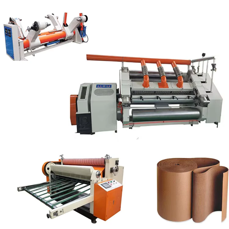 Automatic-High-Speed-Single-Faced-Corrugated-Cardboard-Production-Line-Corrugated-Box-Maker-with-Plastic-Packaging