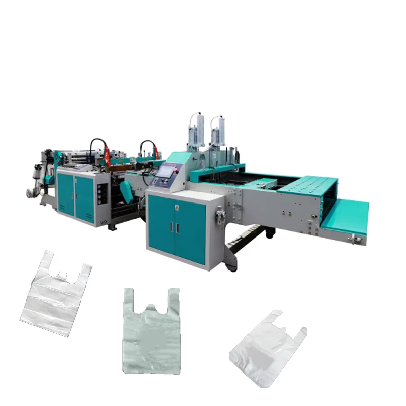 Automatic-Hot-Seal-Cold-Cut-Plastic-Bag-Making-Machine-for-T-shirt-Vest-and-Flat-Bag-High-Speed-Production