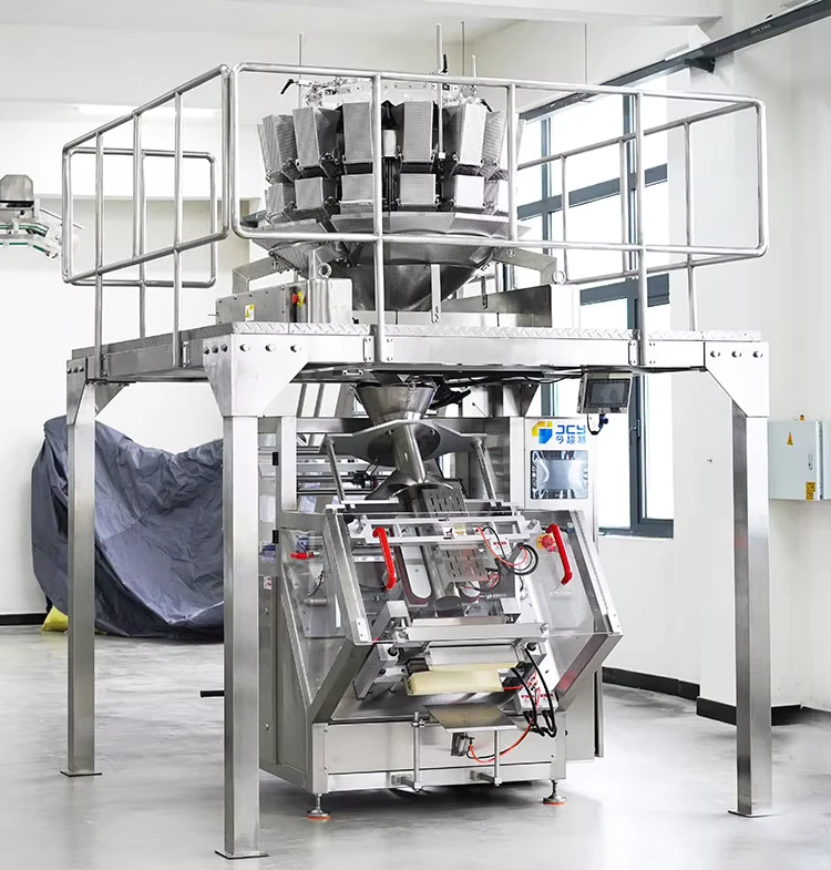 Automatic-Inclined-Packing-Machinery-Bowl-Elevator-Pickled-Ginger-Packaging-Machine