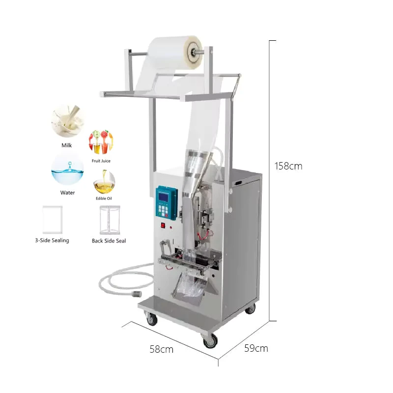 Automatic-Liquid-Pouch-Sachet-Packaging-Machine-Multi-Function-Liquid-Packing-Machinery