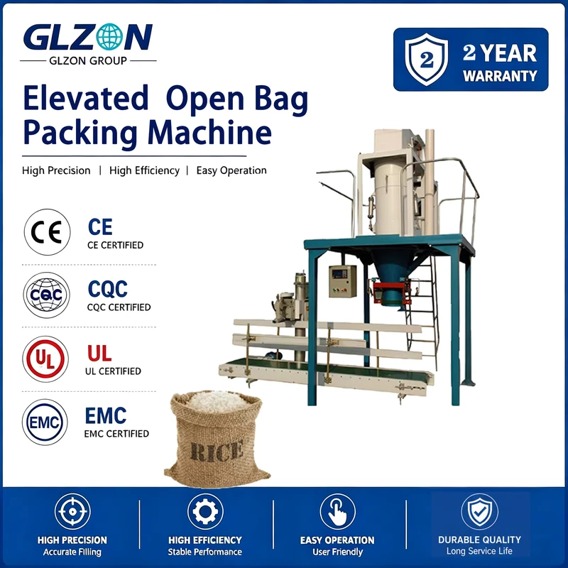 Automatic-Open-Mouth-Bag-Packaging-Machine-for-Rice-and-Flour-Industrial-Bag-Filling-and-Sealing-System