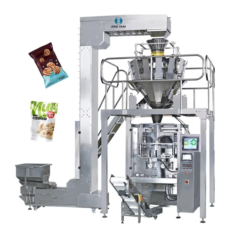 Automatic-Packing-System-High-Speed-High-Accuracy-Include-Elevator-Multi-Head-Weigher-Packing-Machine-Platform-with-Ladder