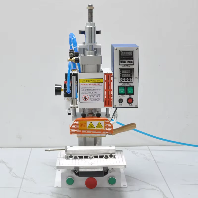 Automatic-Pencil-Mark-Hot-Foil-Stamping-Embossing-Machine-with-Pencil-Brush-Positioning-Frame-Handle-T-slot