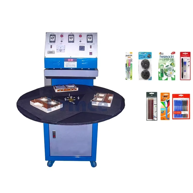 Automatic-Rotary-Blister-Packing-Machine-Plastic-Blister-Paper-Card-Heat-Sealer-Lipstick-Small-Battery-Blister-Packing-Machine