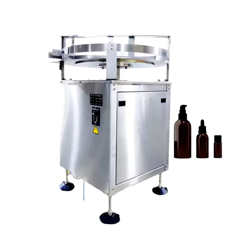 Automatic-Round-Rotary-Plastic-Glass-Bottle-Automatic-Bottle-Feeder-Unscrambler-Glass-Bottle-Sorting-Turntable-Feeding-Machine-1
