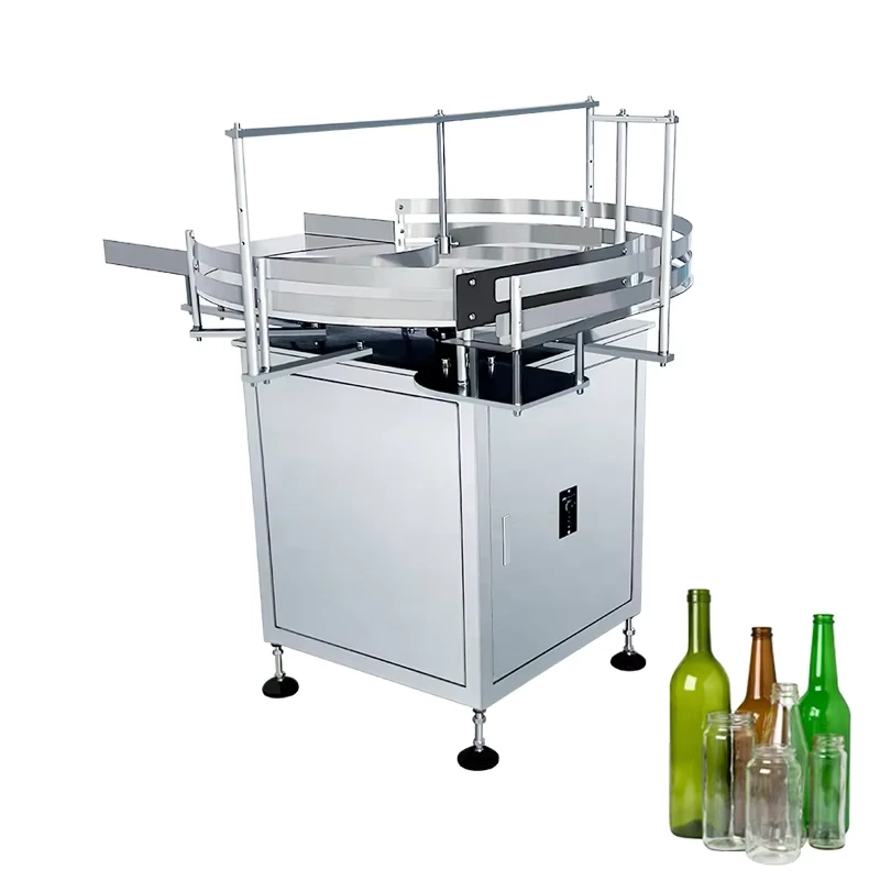 Automatic-Round-Rotary-Plastic-Glass-Bottle-Unscrambler-Feeder-High-Speed-Turn-Rotary-Accumulation-Table-3