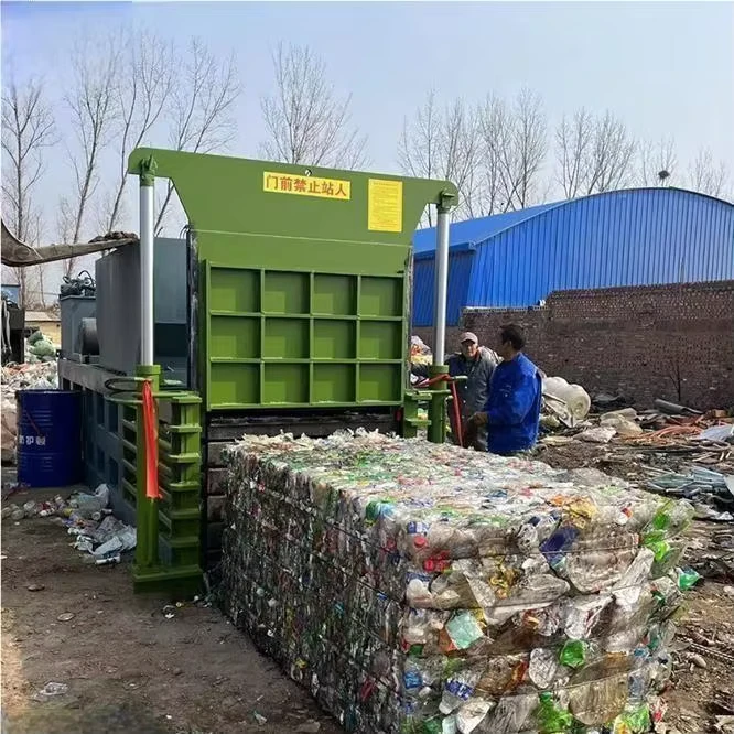 Automatic-Scrap-Hydraulic-Baling-Press-Used-Plastic-Pet-Bottle-Compactor-Horizontal-Baler-Compress-Machine