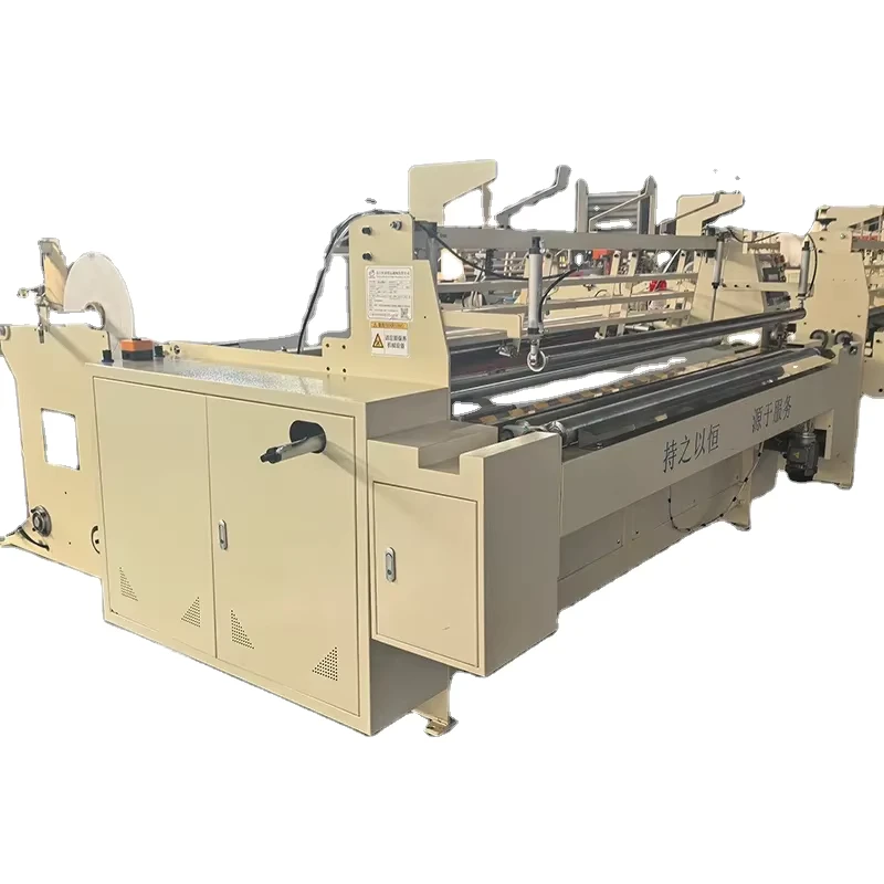 Automatic-Toilet-Paper-Rewinding-Slitting-Machine-with-Single-Blade-for-PLC-1100mm-Working-Width-150-Cuts-Min