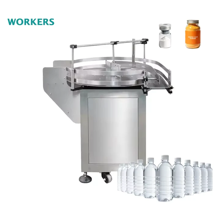 Automatic-Turn-Table-Round-Bottle-Feeding-Collection-Sorting-Machine-Bottle-Unscrambler-for-Filling-Production-Line-3