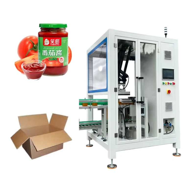 Automatic-Vertical-Pick-and-Place-Top-Load-Case-Packing-Machine-Case-Packer-Packaging-Production-Line-for-Bottles