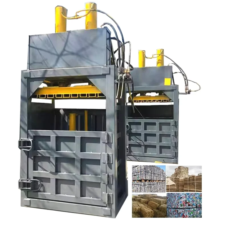 Automation-Hydraulic-Alfalfa-Hay-Baling-Machine-Hydraulic-Baling-Press-Scrap-Metal-Baler-Machine-Pet-Bottle-Baling-Press-Machine