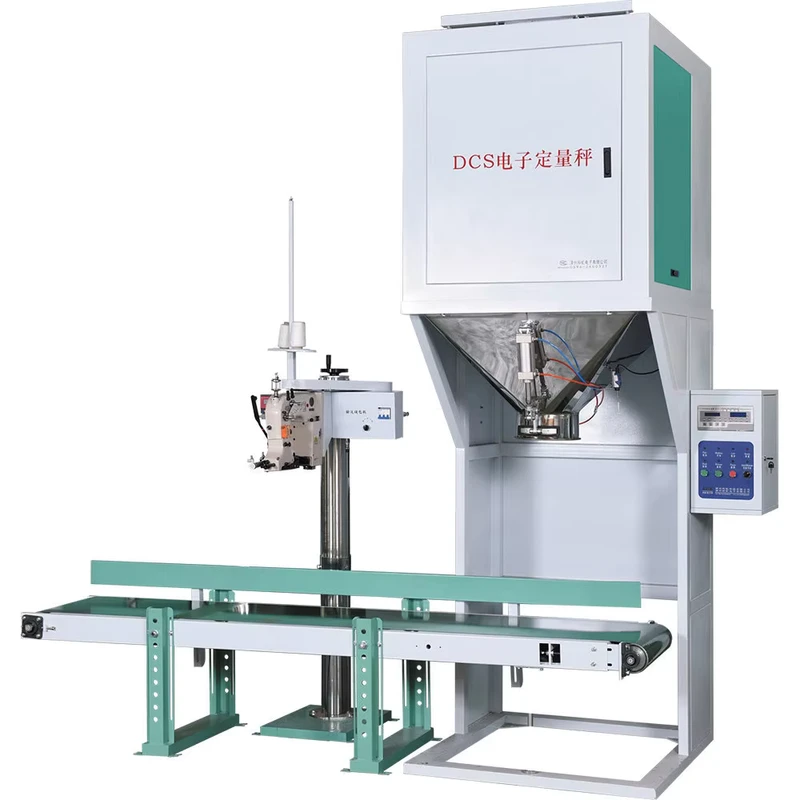 BAILONG-STAR-DCS-100AZ-Semi-Automatic-PLC-Wrapping-Packing-Machine-Food-Rice-Lentil-Beans-Corn-Feed-Pneumatic-Driven-Bags-High