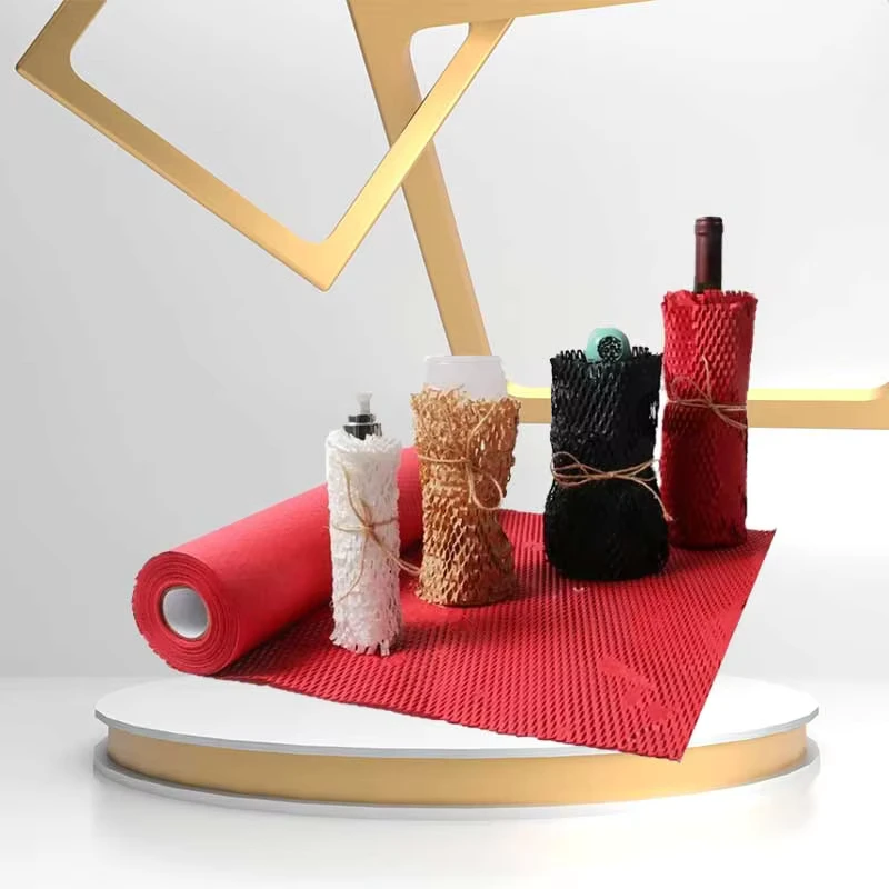 Biodegradable-Eco-friendly-Filling-Buffer-Protective-Packaging-Roll-Cushioning-Kraft-Honeycomb-Paper-for-Photo-Frame-Recyclable