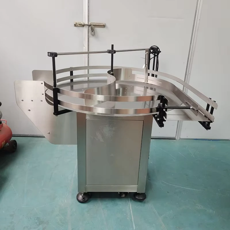 CE-Automatic-Round-Rotary-Turntable-Bottle-Feeder-Machine-Unscrambling-Collecting-Turning-Table