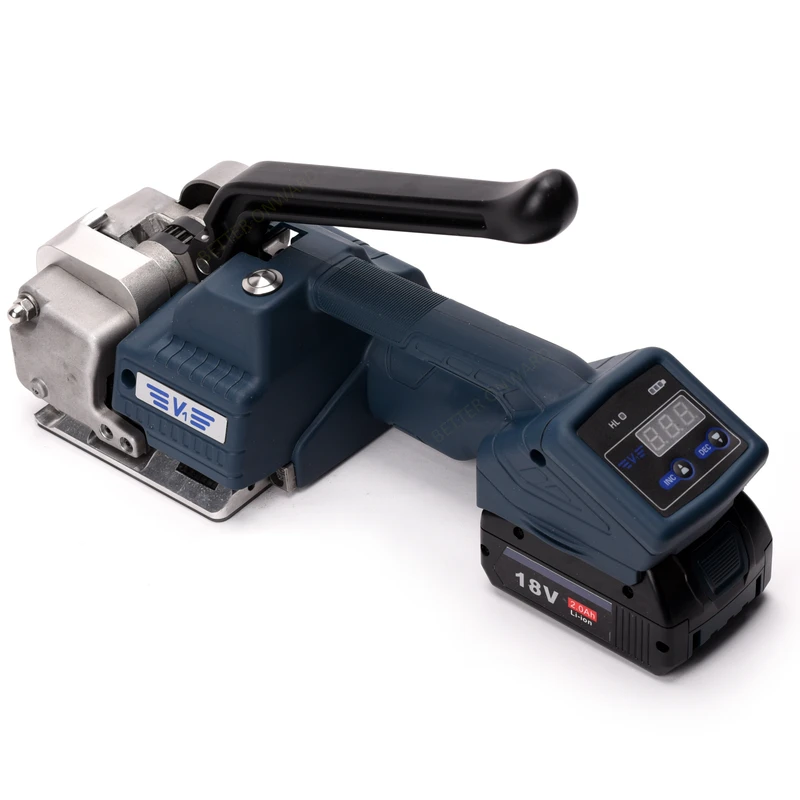 CE-Certificated-V1-Semi-Automatic-Electric-2800N-Polypropylene-and-Polyester-Strap-Strapping-Machine