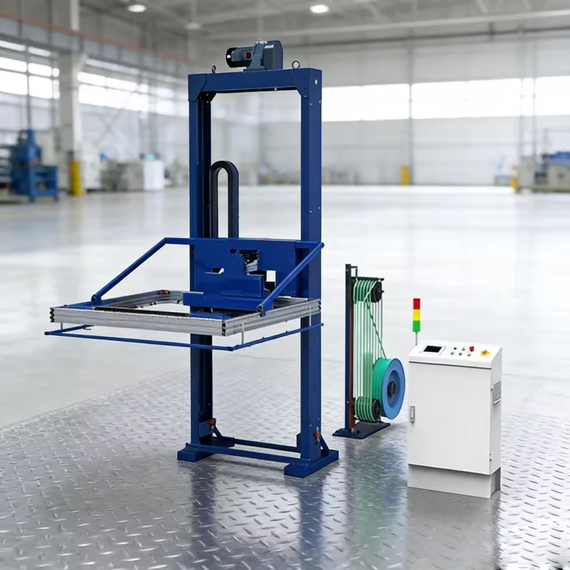 CE-Certification-Fully-Automatic-Pallet-Strapper-Horizontal-Strapping-Machine