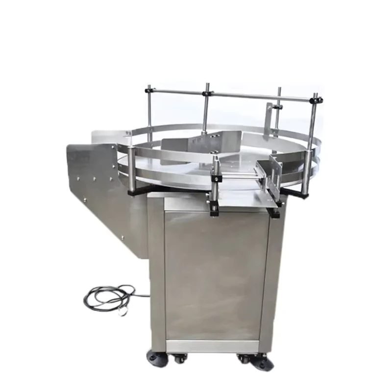 CE-Electric-Round-Bottle-Sorting-Feeding-Machine-Bottle-Turntable-Rotary-Accumulation-Table