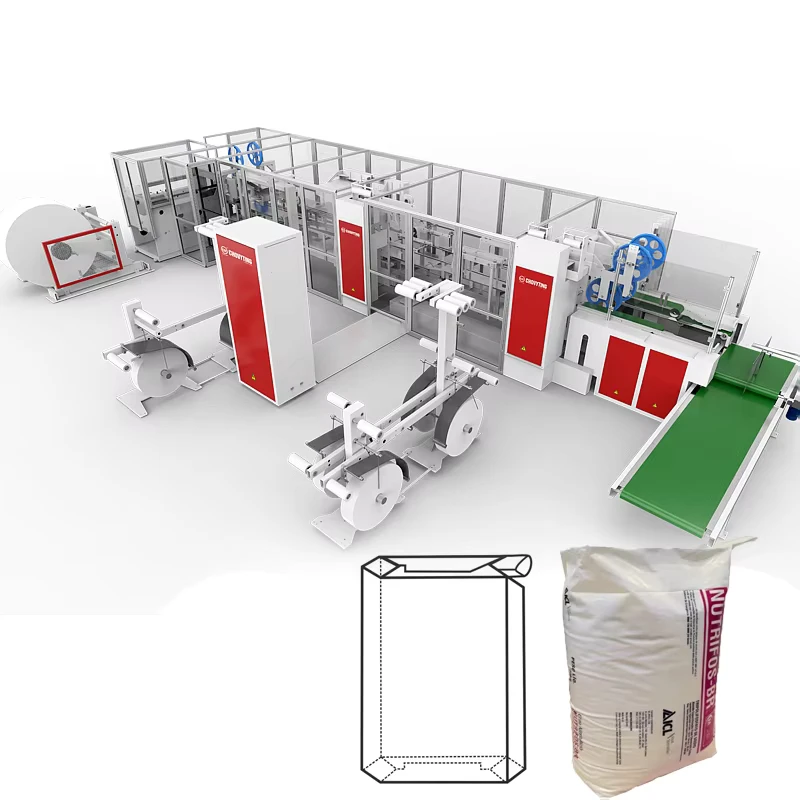 CW-1000AVP-Fully-Automatic-PP-Good-Stacking-Moisture-Resistance-Valve-Cement-square-Bottom-Bag-Making-Machine-FFS-Bag-Making
