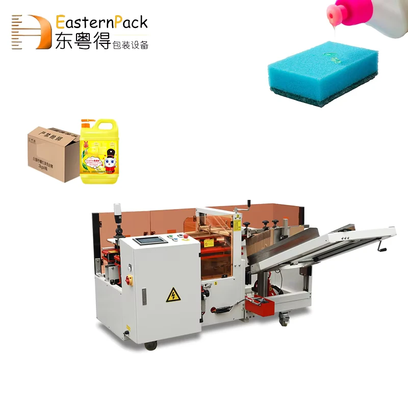Carton-Box-Case-Box-Erector-Packer-Open-Carton-and-Side-Push-Bottle-Cartoning-Machine-Packing-Paper-Box-Packaging-Line
