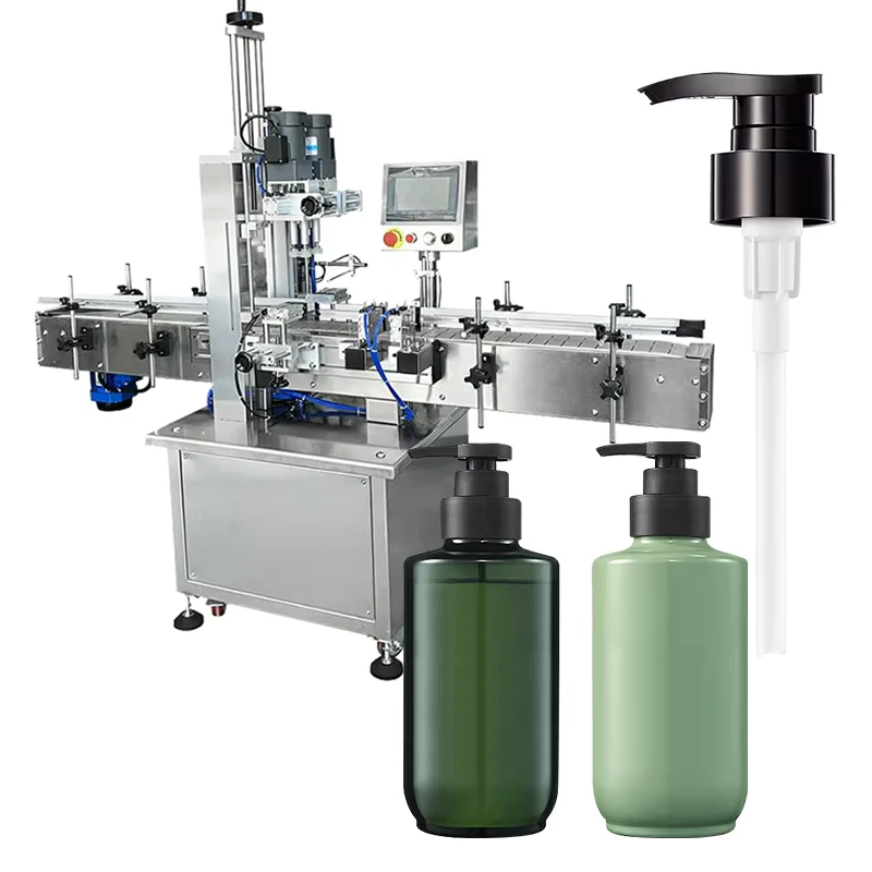 China-Factory-4-Wheels-Automatic-Screw-Filling-Capping-Machine-Cream-and-Perfume-Capping-Machine