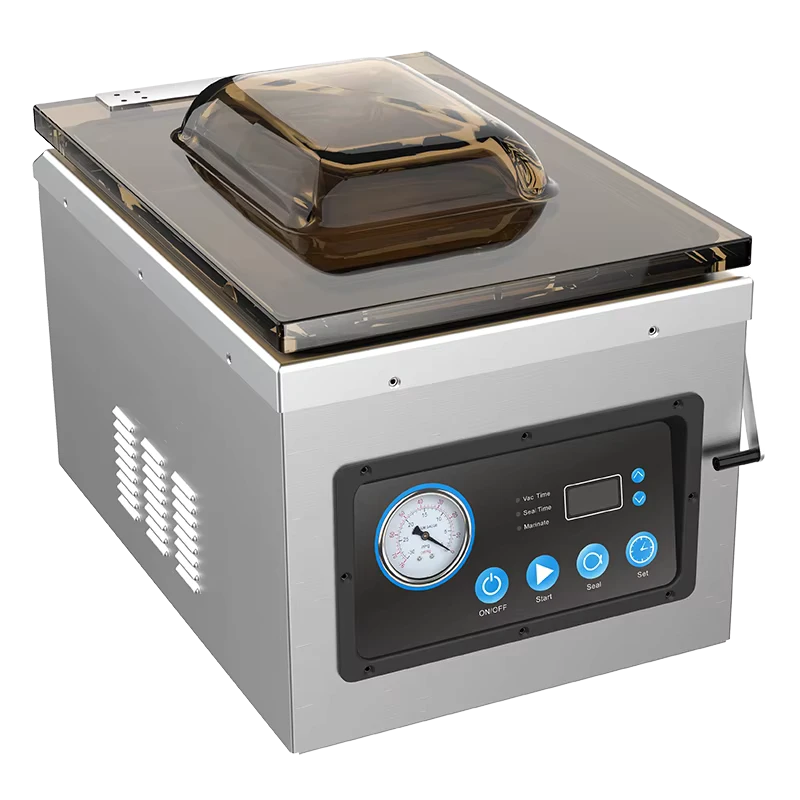 Commercial-Automatic-Food-Single-Chamber-Vacuum-Packaging-Machine-With-Oil-Pump