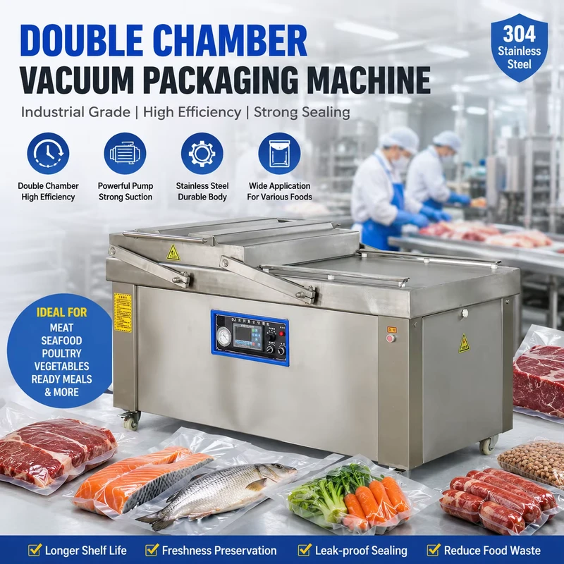 Commercial-Stainless-Steel-Double-Chamber-Vacuum-Packing-Machine-for-Beef-Chicken-Fish-Food-Packaging