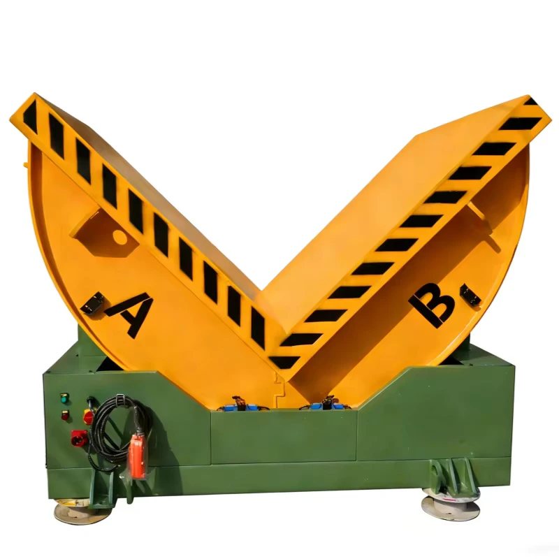 Custom-0-90-Coil-Repositioning-Upender-25000-Lbs-Capacity-Electric-Hydraulic-Automatic-Auxiliary-Packaging-Machine-1