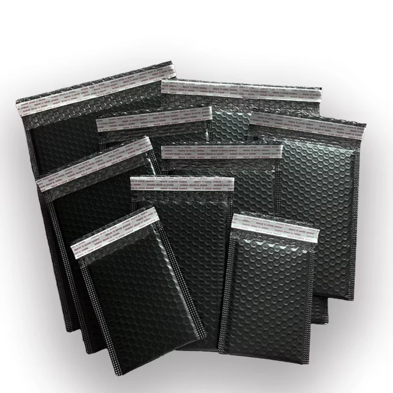 Custom-Black-Poly-Bubble-Mailer-Padded-Envelope-Express-Shipping-Mailing-Courier-Packaging-Bags-Bubble-Mailers-with-Logo